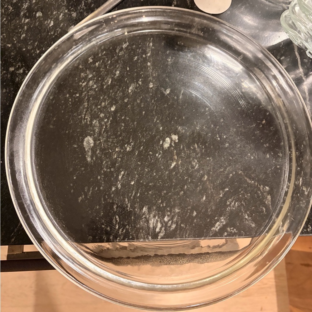 VTG Clear Glass Pie Dish